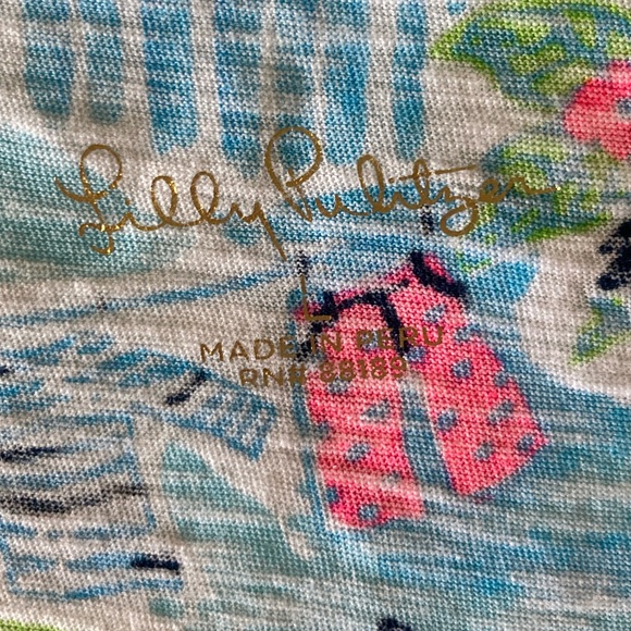Lilly Pulitzer Etta V Neck Top NWOT!! - Picture 5 of 11